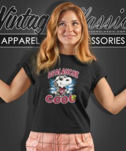 Nhl Hockey Colorado Avalanche Cool Snoopy Women T Shirt