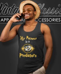 Nhl Hockey Harry Potter My Patronus Is A Nashville Predators Tank Top Racerback