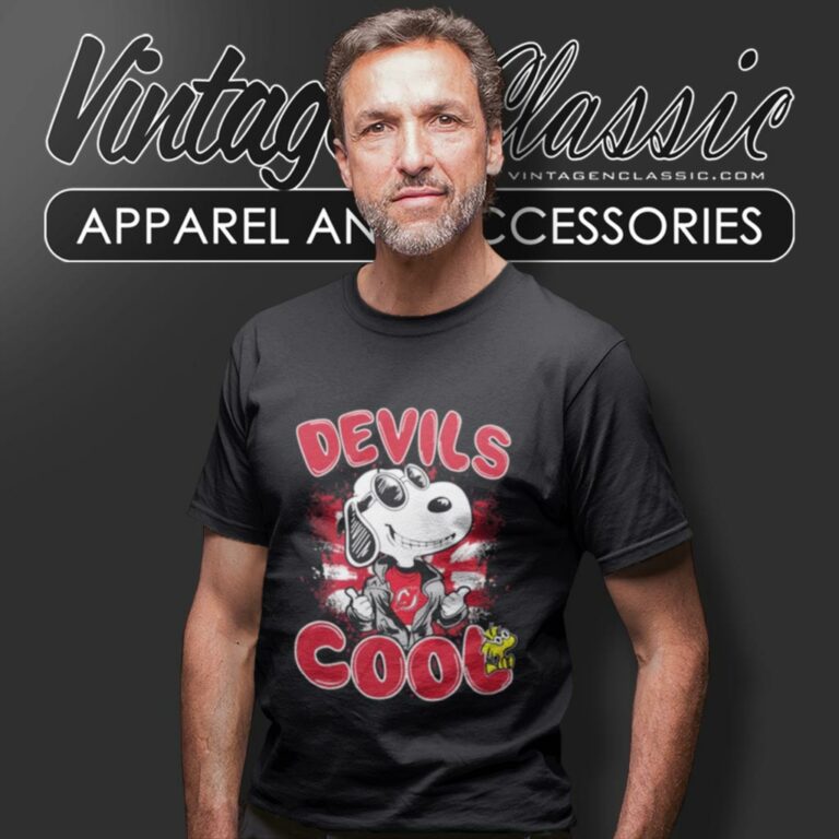 Nhl Hockey New Jersey Devils Cool Snoopy T Shirt Nhl Hockey New Jersey Devils Cool Snoopy T Shirt