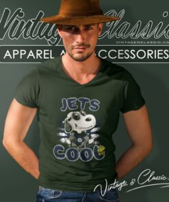Nhl Hockey Winnipeg Jets Cool Snoopy V Neck TShirt