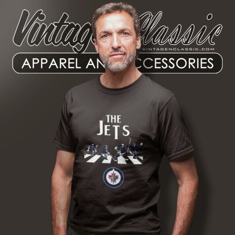 Nhl Hockey Winnipeg Jets The Beatles Rock Band T Shirt Nhl Hockey Winnipeg Jets The Beatles Rock Band T Shirt