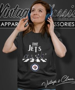 Nhl Hockey Winnipeg Jets The Beatles Rock Band Women T Shirt