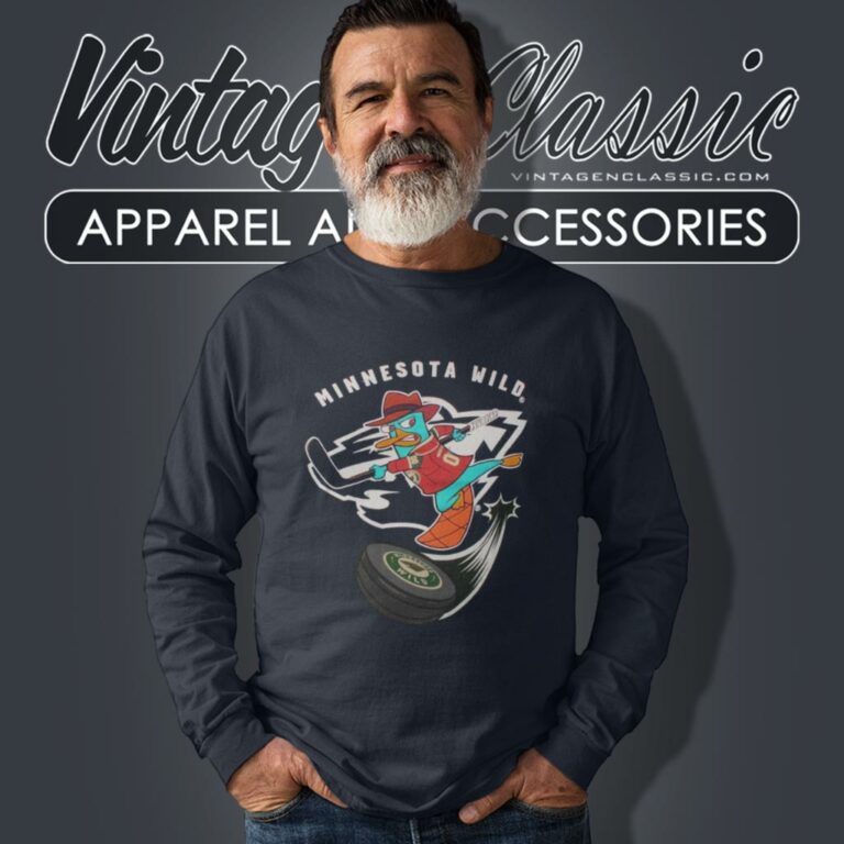 Nhl Minnesota Wild Boys Phineas And Ferb Long Sleeve Tee Nhl Minnesota Wild Boys Phineas And Ferb Long Sleeve Tee