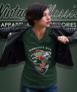 Nhl Minnesota Wild Boys Phineas And Ferb V Neck TShirt