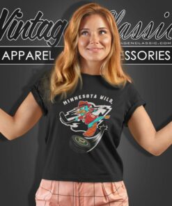 Nhl Minnesota Wild Boys Phineas And Ferb Women T Shirt