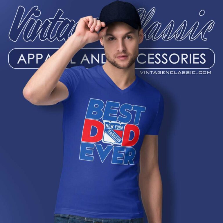 Nhl New York Rangers Best Dad Ever V Neck TShirt Nhl New York Rangers Best Dad Ever V Neck TShirt