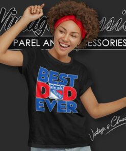 New York Rangers Best Dad Ever Shirt 4 Nhl New York Rangers Best Dad Ever Women TShirt