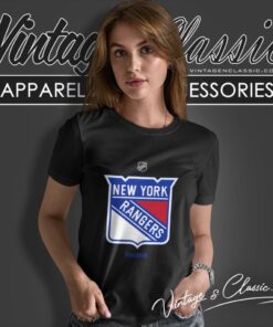 Nhl New York Rangers Primary Logo Graphic Women T Shirt 1