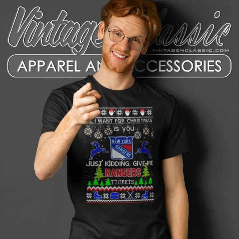 Nhl Ny Rangers All I Want For Christmas Is You T Shirt Nhl Ny Rangers All I Want For Christmas Is You T Shirt