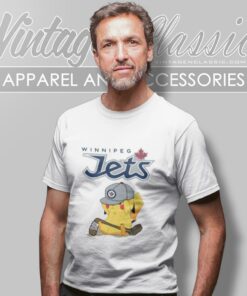 Nhl Pikachu Hockey Sports Winnipeg Jets T Shirt