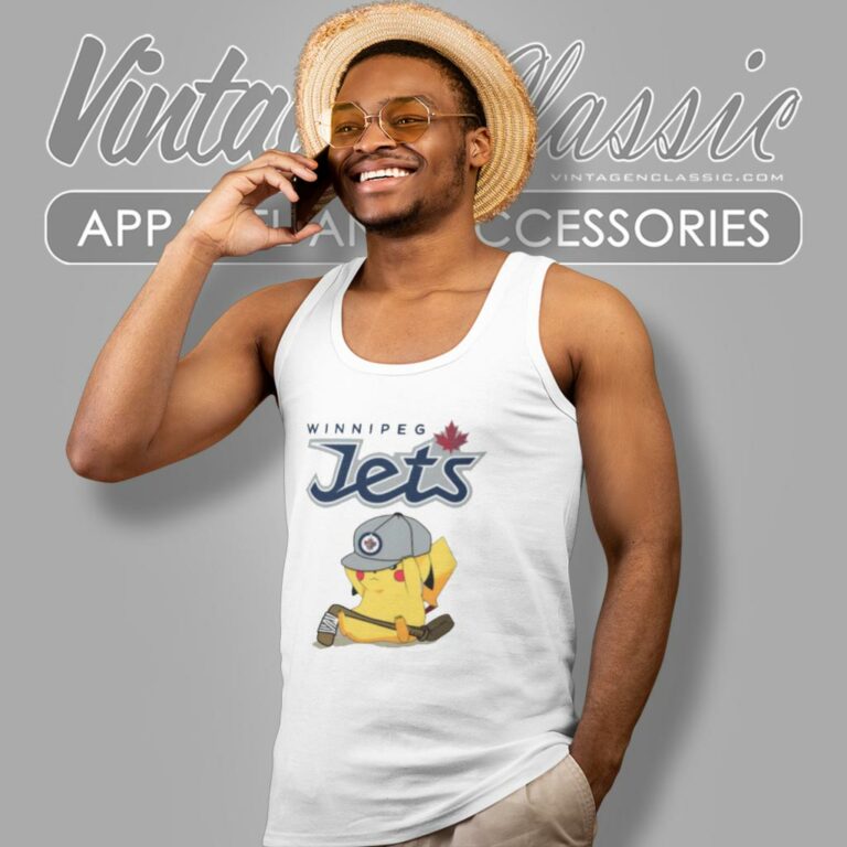 Nhl Pikachu Hockey Sports Winnipeg Jets Tank Top Racerback Nhl Pikachu Hockey Sports Winnipeg Jets Tank Top Racerback