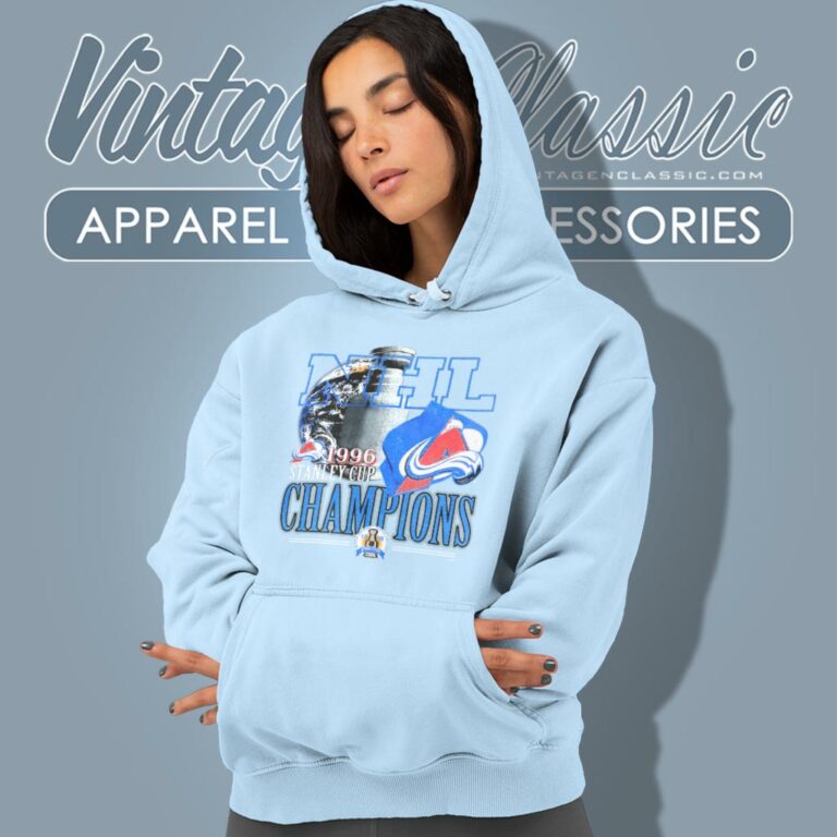 Nhl Stanley Cup Champions 1996 Colorado Avalanche Big Print Hoodie Nhl Stanley Cup Champions 1996 Colorado Avalanche Big Print Hoodie