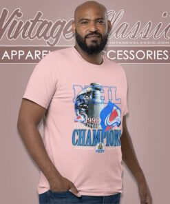 Nhl Stanley Cup Champions 1996 Colorado Avalanche Big Print T Shirt