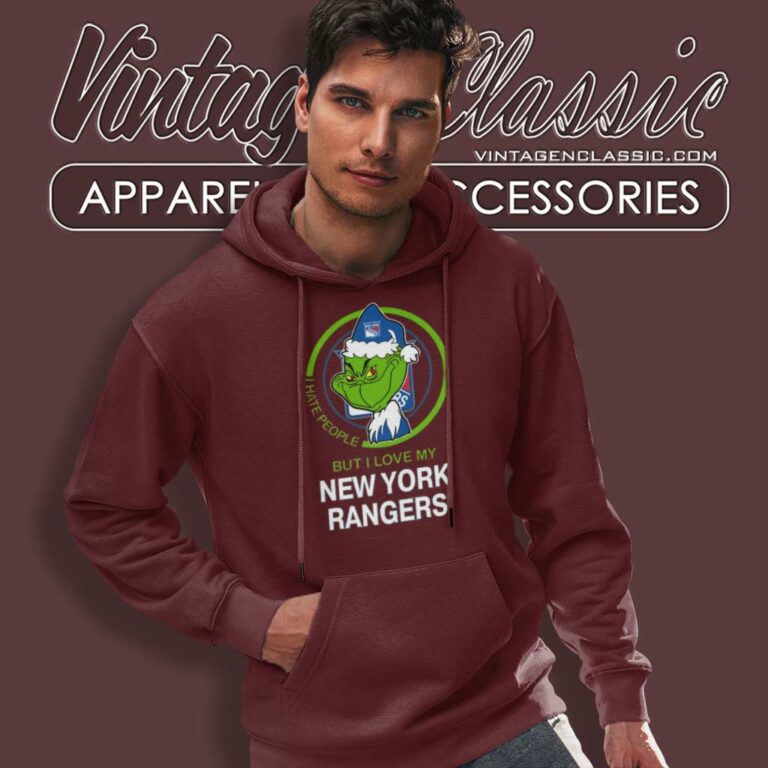 Nhl The Grinch New York Rangers Shirt I Hate People But I Love My Ny Rangers Hoodie Nhl The Grinch New York Rangers Shirt I Hate People But I Love My Ny Rangers Hoodie