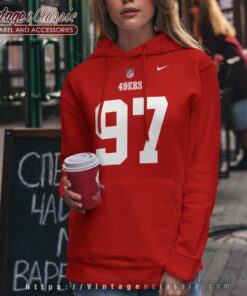 Nick Bosa 97 San Francisco 49ers Nfl Nike Logo Shirt 4 Nick Bosa 97 San Francisco 49ers Nfl Nike Logo Hoodie