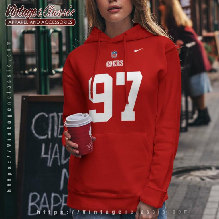 Nick Bosa 97 San Francisco 49ers Nfl Nike Logo Hoodie Nick Bosa 97 San Francisco 49ers Nfl Nike Logo Hoodie