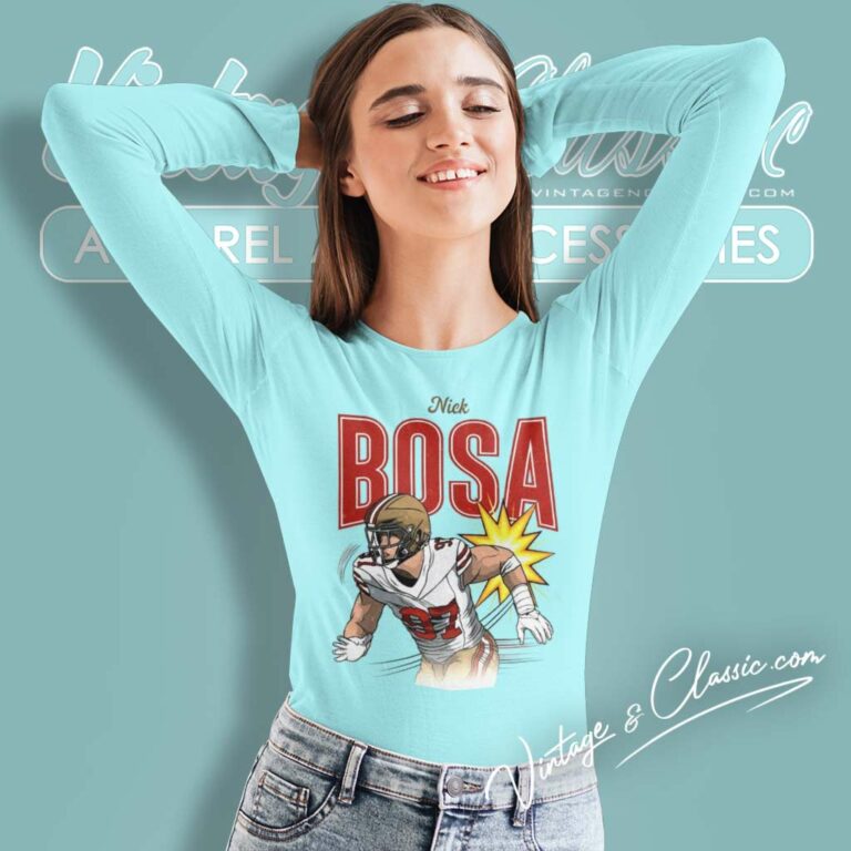 Nick Bosa San Francisco 49ers Long Sleeve Tee Nick Bosa San Francisco 49ers Long Sleeve Tee