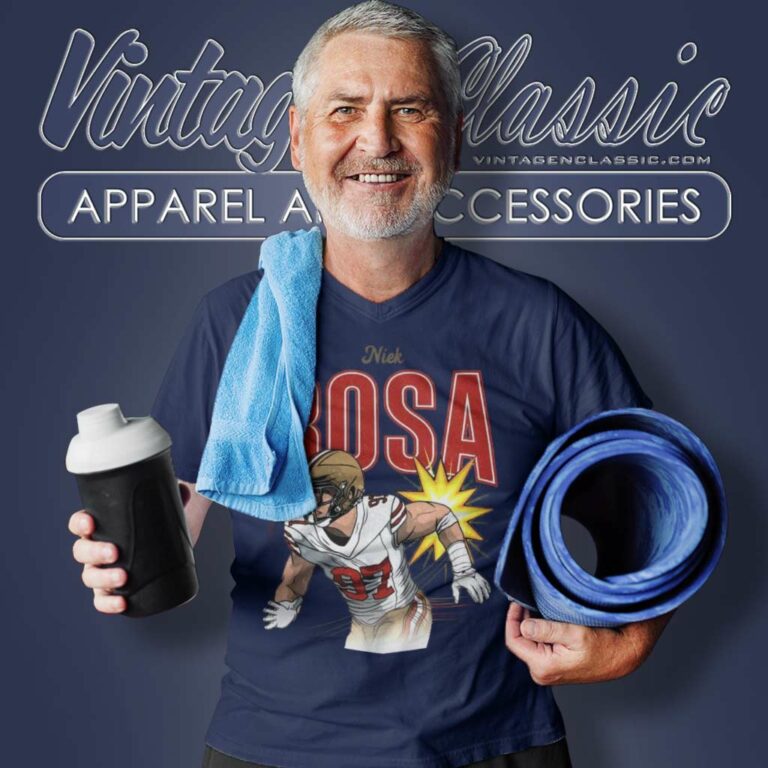 Nick Bosa San Francisco 49ers V Neck TShirt Nick Bosa San Francisco 49ers V Neck TShirt