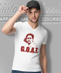 Nick Saban Alabama Coach Football Goat Greatest All Time 5 Nick Saban Alabama Coach Football Goat Greatest All Time V Neck TShirt
