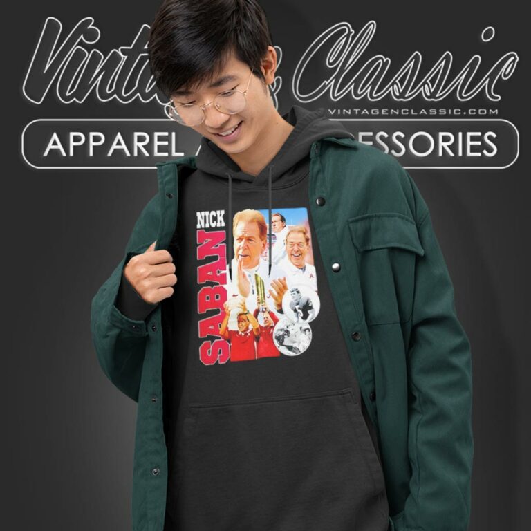 Nick Saban Alabama Crimson Tide Hoodie Nick Saban Alabama Crimson Tide Hoodie