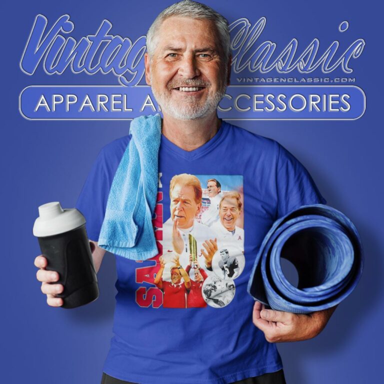 Nick Saban Alabama Crimson Tide V Neck TShirt Nick Saban Alabama Crimson Tide V Neck TShirt