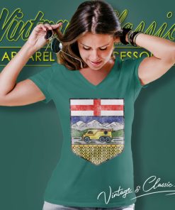 Nickelback Alberta Van V Neck TShirt