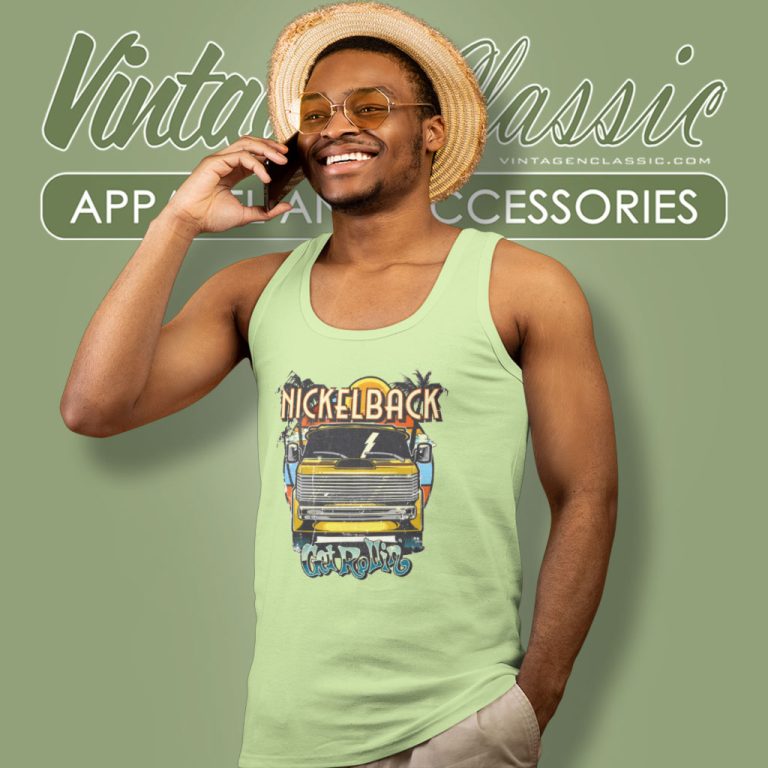 Nickelback Get Rollin Tank Top Racerback Nickelback Get Rollin Tank Top Racerback
