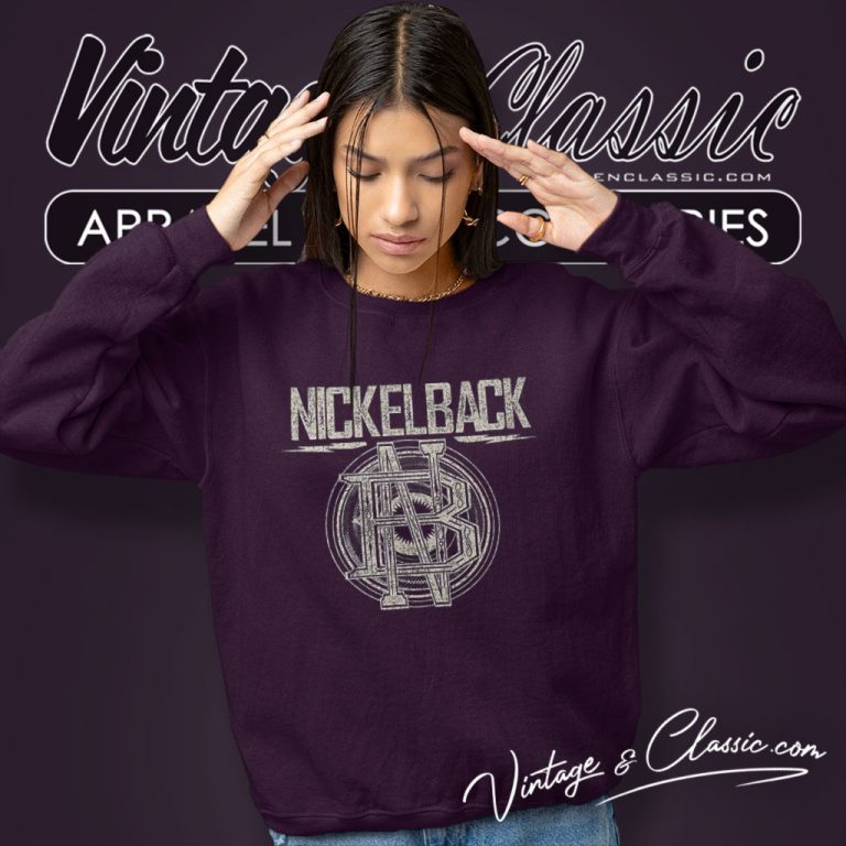 Nickelback Logo Band Sweatshirt Nickelback Logo Band Sweatshirt