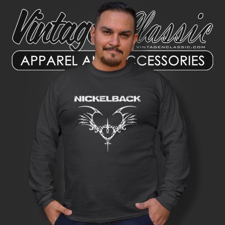 Nickelback Mask Tattoo Long Sleeve Tee Nickelback Mask Tattoo Long Sleeve Tee