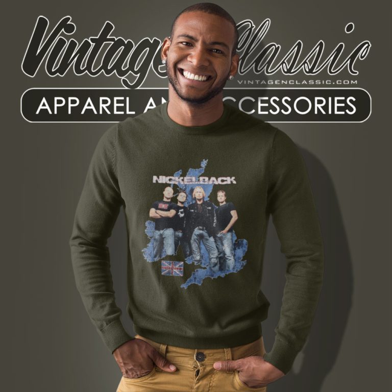 Nickelback Poster Sweatshirt Nickelback Poster Sweatshirt