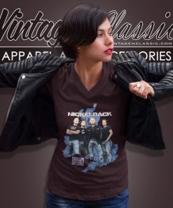 Nickelback Poster V Neck TShirt