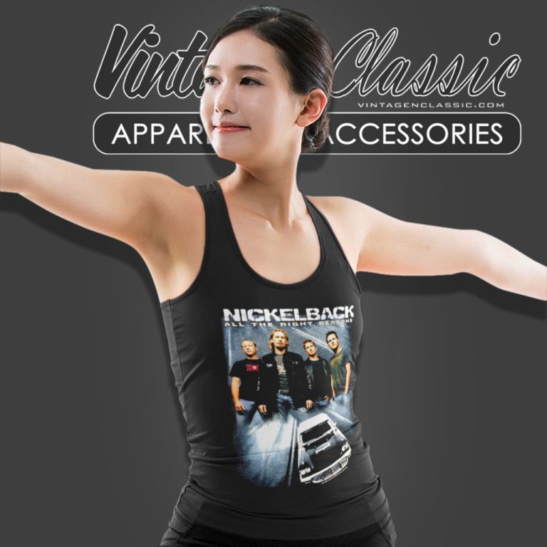 Nickelback Shirt All The Right Reasons Tank Top Racerback Nickelback Shirt All The Right Reasons Tank Top Racerback