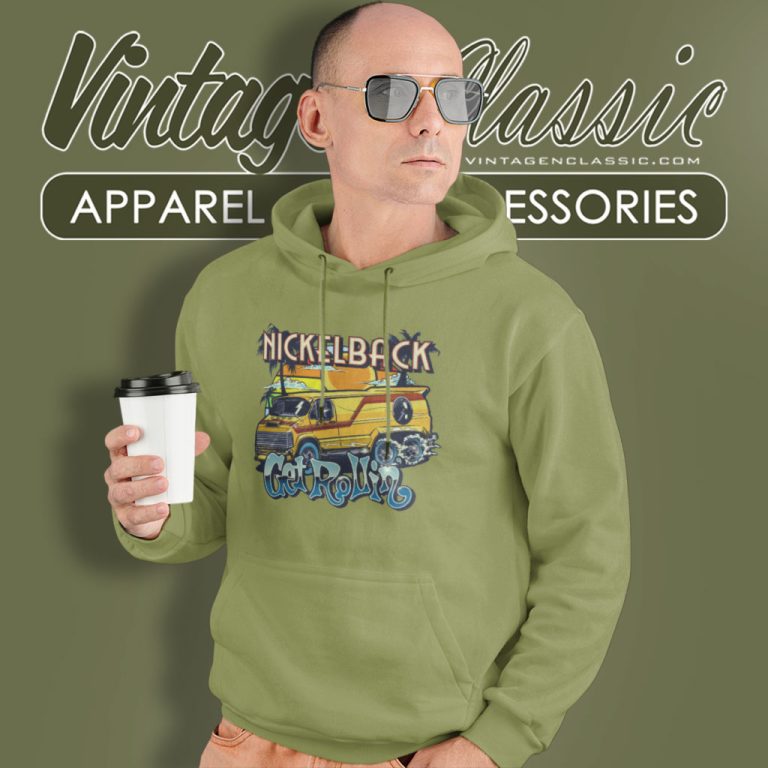 Nickelback Shirt Get Rollin Cover Hoodie Nickelback Shirt Get Rollin Cover Hoodie