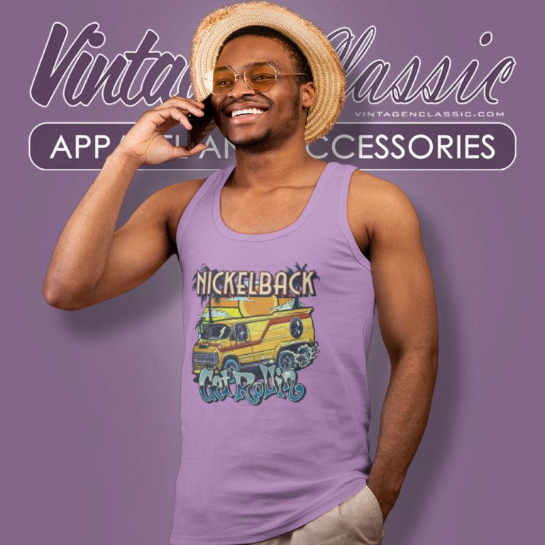 Nickelback Shirt Get Rollin Cover Tank Top Racerback Nickelback Shirt Get Rollin Cover Tank Top Racerback