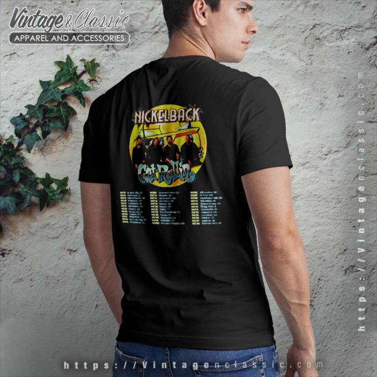 Nickelback Shirt Get Rollin Tour 2023 Backside T Shirt Nickelback Shirt Get Rollin Tour 2023 Backside T Shirt