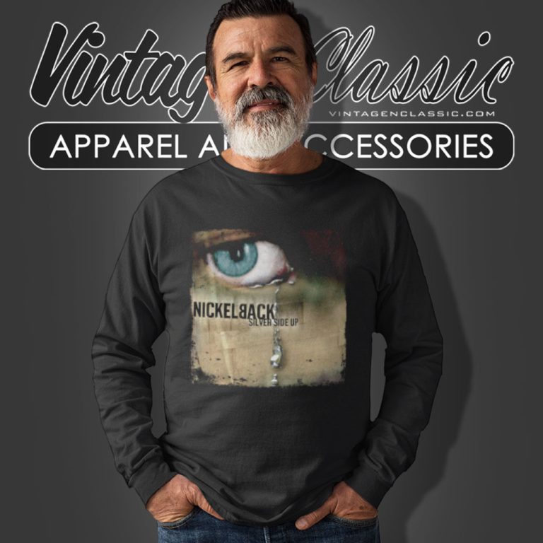 Nickelback Shirt Silver Side Up Long Sleeve Tee Nickelback Shirt Silver Side Up Long Sleeve Tee