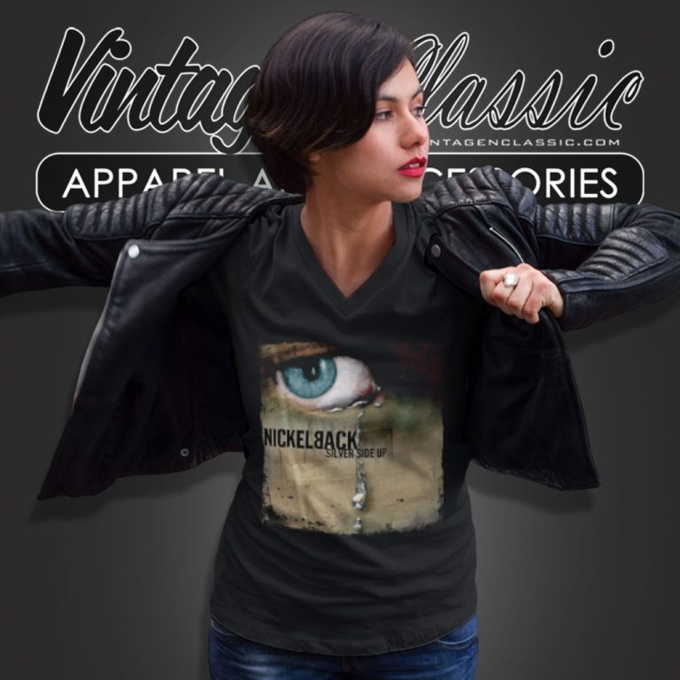 Nickelback Shirt Silver Side Up V Neck TShirt Nickelback Shirt Silver Side Up V Neck TShirt