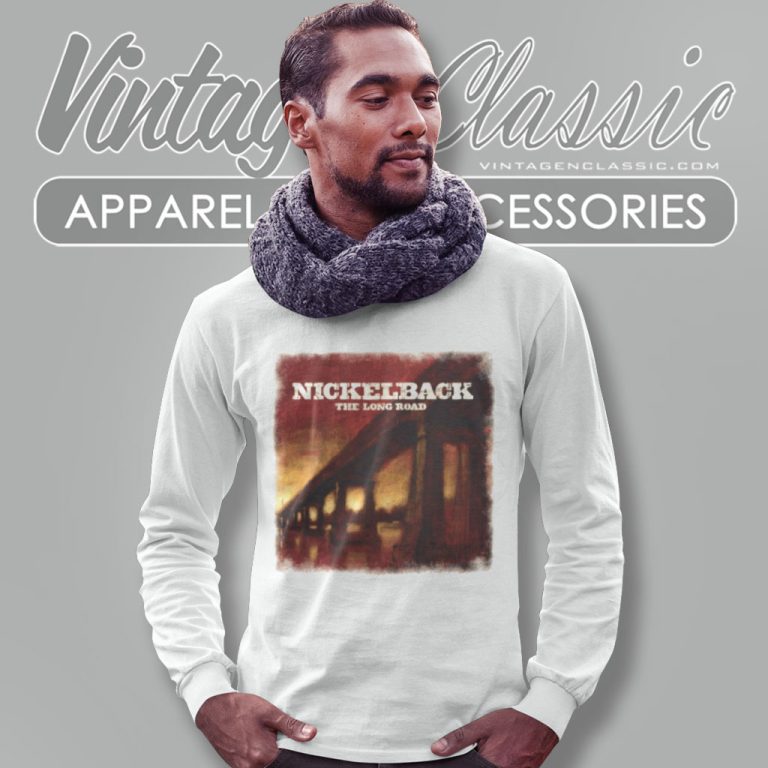 Nickelback Shirt The Long Road Long Sleeve Tee Nickelback Shirt The Long Road Long Sleeve Tee