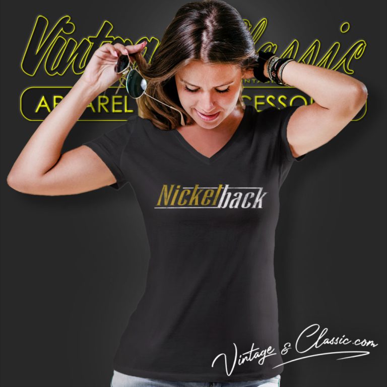 Nickelback Shirt The State Logo V Neck TShirt Nickelback Shirt The State Logo V Neck TShirt