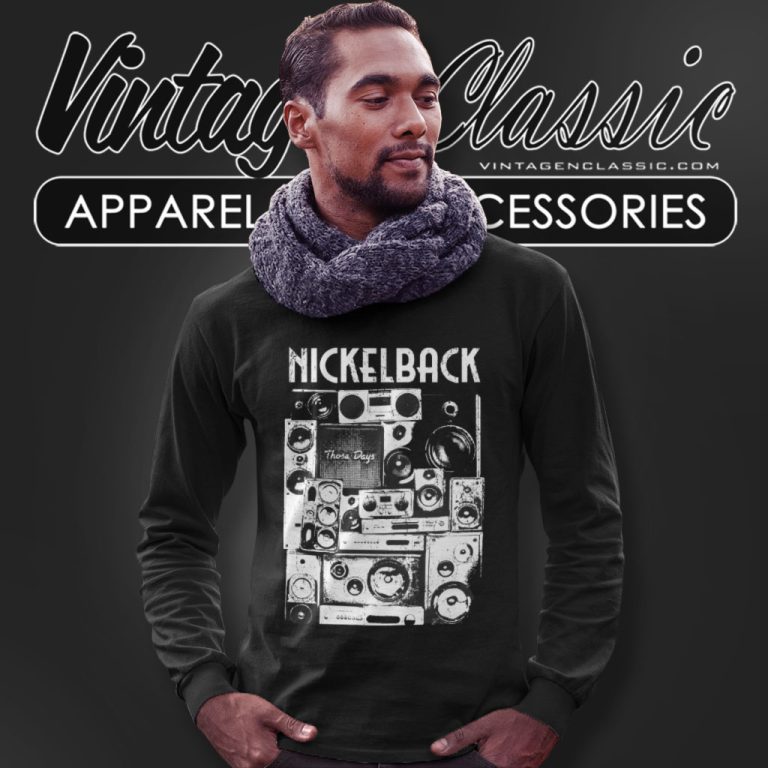 Nickelback Speaker Wall Long Sleeve Tee Nickelback Speaker Wall Long Sleeve Tee
