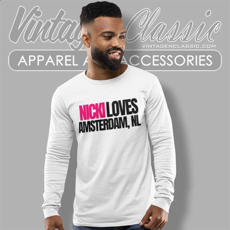 Nicki Loves Amsterdam Shirt Pink Friday 2 Tour 2024 Long Sleeve Tee Nicki Loves Amsterdam Shirt Pink Friday 2 Tour 2024 Long Sleeve Tee