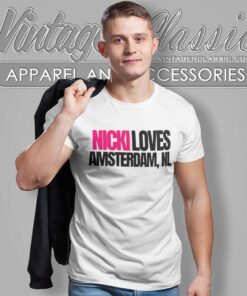 Nicki Loves Amsterdam Shirt Pink Friday 2 Tour 2024 T Shirt