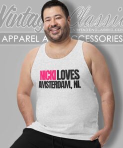 Nicki Loves Amsterdam Shirt Pink Friday 2 Tour 2024 Tank Top Racerback