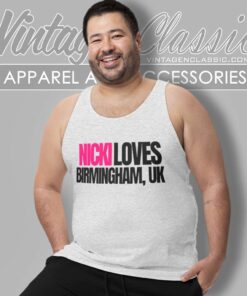 Nicki Loves Birmingham Shirt Pink Friday 2 Tour 2024 Tank Top Racerback