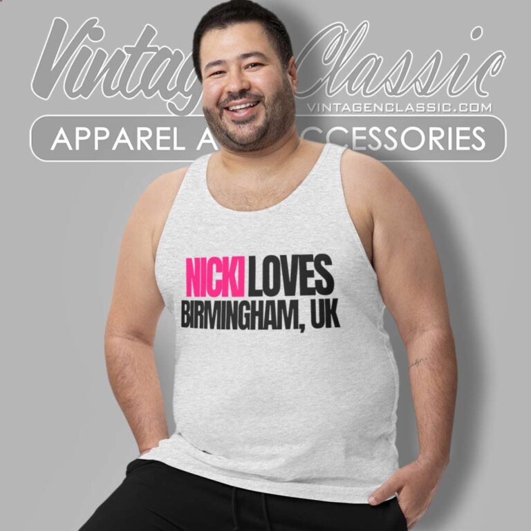 Nicki Loves Birmingham Shirt Pink Friday 2 Tour 2024 Tank Top Racerback Nicki Loves Birmingham Shirt Pink Friday 2 Tour 2024 Tank Top Racerback