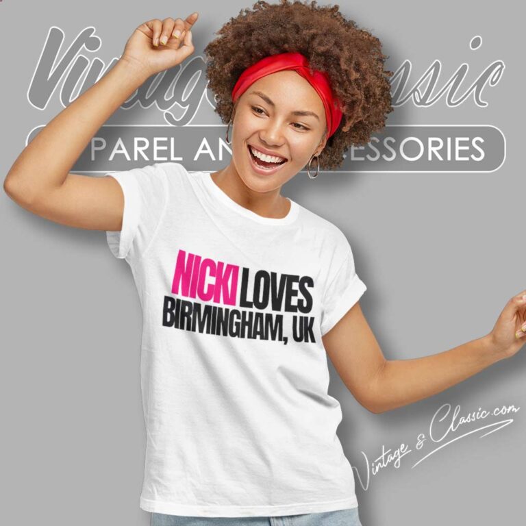 Nicki Loves Birmingham Shirt Pink Friday 2 Tour 2024 Women TShirt Nicki Loves Birmingham Shirt Pink Friday 2 Tour 2024 Women TShirt
