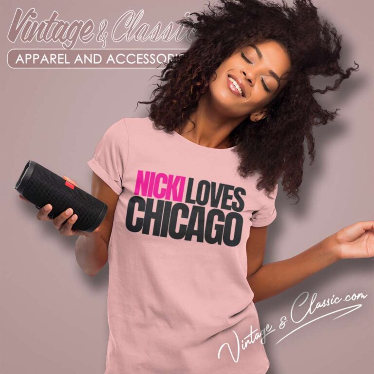 Nicki Loves Chicago Shirt Pink Friday 2 Tour 2024 Women TShirt Nicki Loves Chicago Shirt Pink Friday 2 Tour 2024 Women TShirt