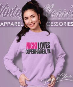 Nicki Loves Copenhagen Shirt Pink Friday 2 Tour 2024 Sweatshirt