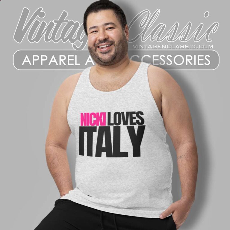 Nicki Loves Italy Shirt Pink Friday 2 Tour 2024 Tank Top Racerback Nicki Loves Italy Shirt Pink Friday 2 Tour 2024 Tank Top Racerback