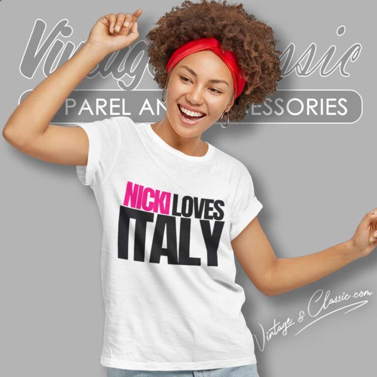 Nicki Loves Italy Shirt Pink Friday 2 Tour 2024 Women TShirt Nicki Loves Italy Shirt Pink Friday 2 Tour 2024 Women TShirt